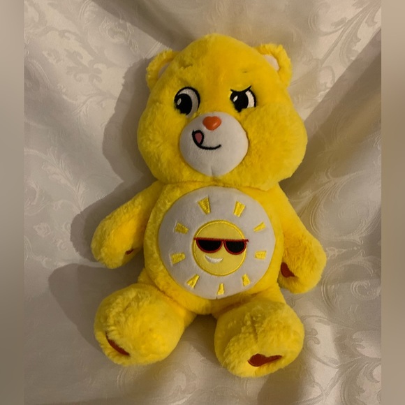 Yellow Funshine Care Bear 14 inches tall - Picture 2 of 6